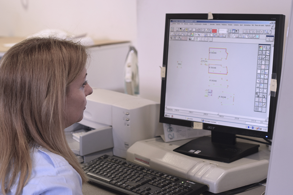 patronaje industrial escalado por ordenador