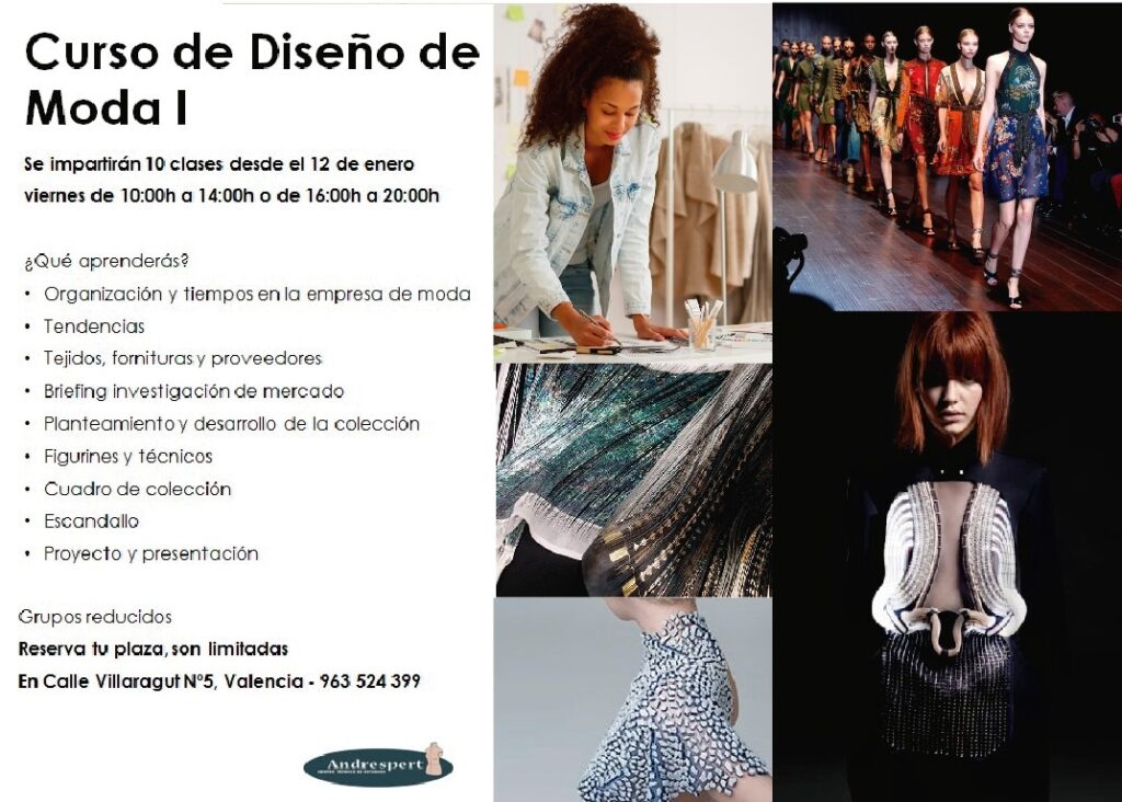Curso diseño de moda Andrespert enero