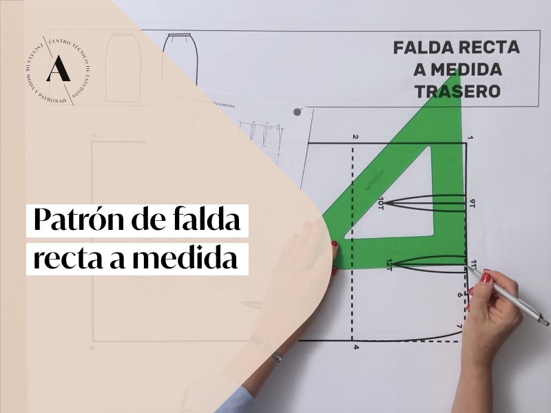 PATRÓN FALDA RECTA A MEDIDA