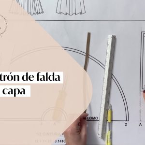 PATRÓN DE FALDA 1/2 CAPA