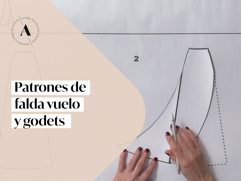 PATRONES DE FALDA VUELO Y GODETS