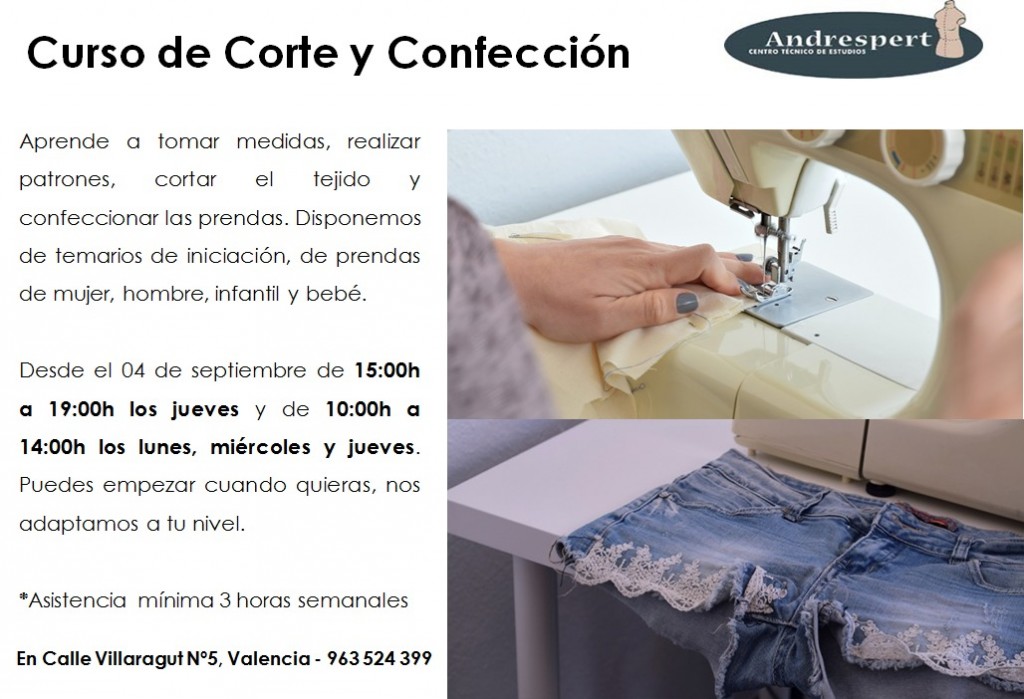 curso de corte y confeccion andrespert