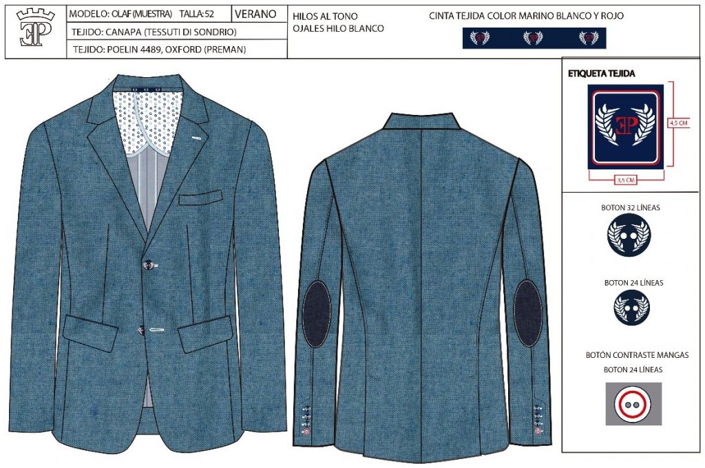 ficha técnica en moda